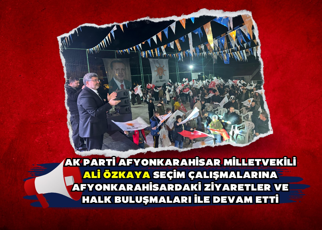 AK Parti Afyonkarahisar Milletvekili Ali Özkaya seçim çalışmalarına Afyonkarahisardaki ziyaretler ve halk buluşmaları ile devam etti.